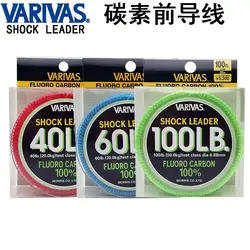 Original VARIVAS SHOCK LEADER 100% FLUOROCARBON Fishing Line #2.5-#40 30M 10LB-130LB  SEA Fishing Line  Made IN JAPAN