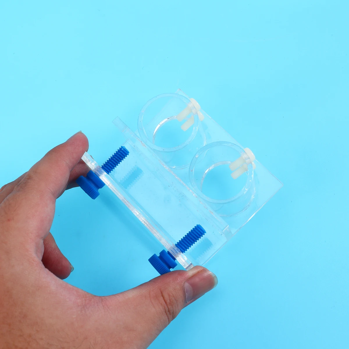

Acrylic Double Water Pipe for Fish Tank Aquarium Durable Flexible Filter Double Ended Water Pipe Sponge Decor Easy to Clean