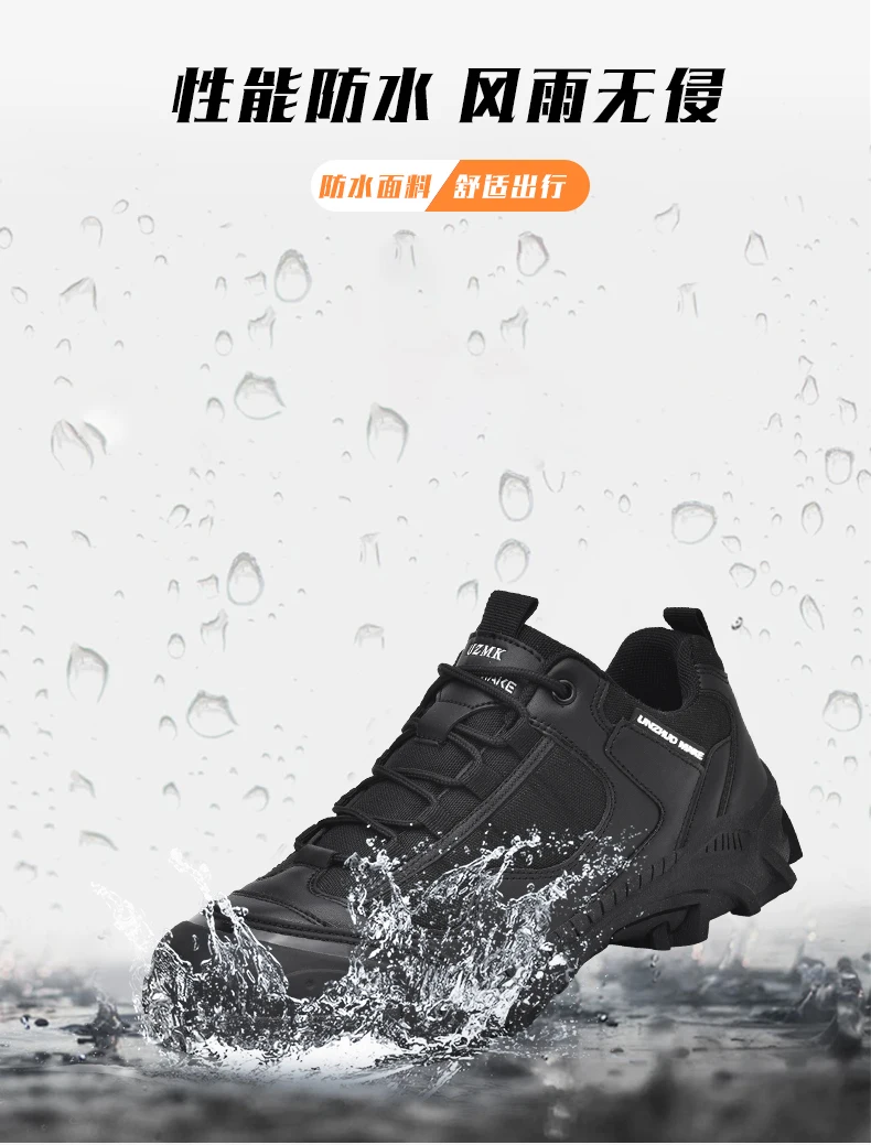 Männer Taktische Stiefel Anti Slip Arbeit Lace Up Unisex Armee Schuhe Outdoor Wanderschuhe Wüste Top Männliche Militär Stiefel Special Forces – Detail 4