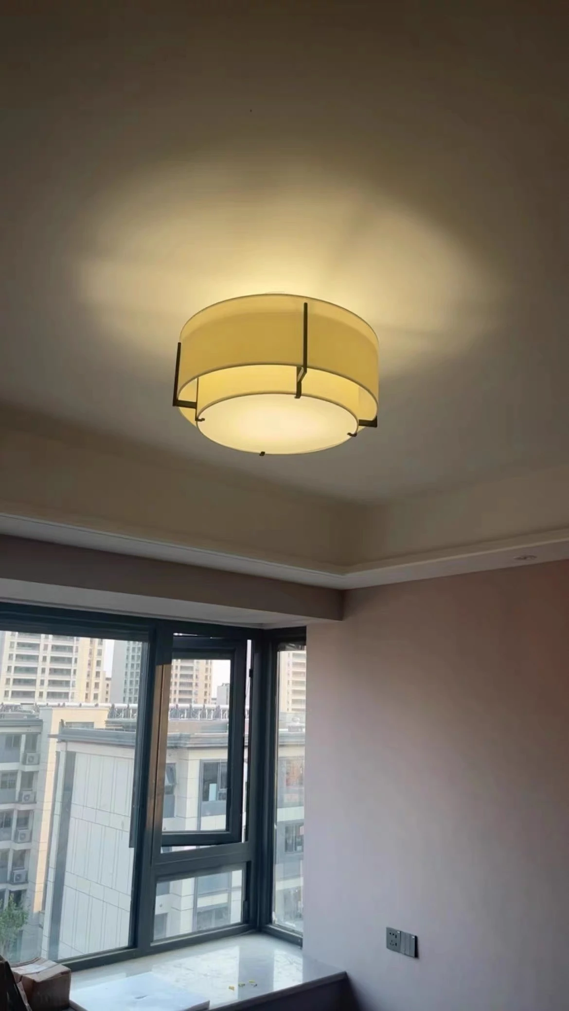 Modern Japanese Wabi Sabi Retro Fabric Chandeliers Living Dining Bedroom Room Decoration Pendant Lights Indoor Lighting Fixtures