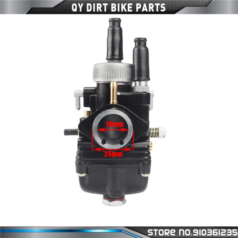 

3X Motorcycle Carburetor PHBG 19MM AD Carburetor For 50-100Cc Engine 2 Stroke Racing Motor PHBG19 Dellorto