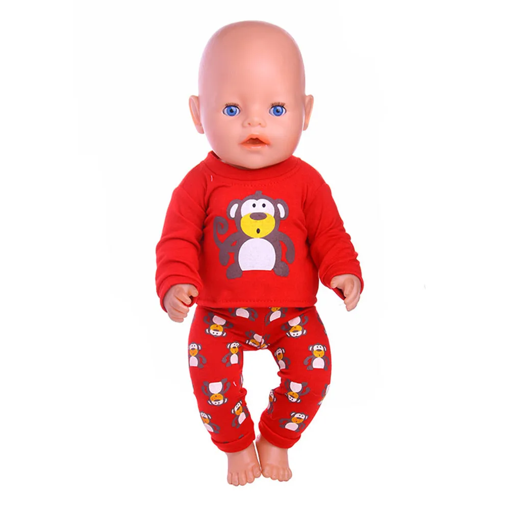 Lovely Red Series Doll Accessories Clothes Swimwear Mini Bow Dress For 43Cm Rebirth Doll 18Inch Baby Doll DIY Toy Gifts