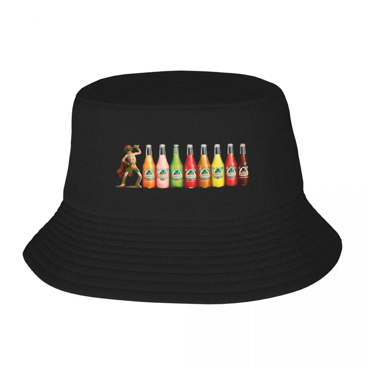 Jarritos: Rainbow Of Flavor Bucket Hat Brand Man Caps Visor Gentleman Hat Sports Caps Man Cap Women's