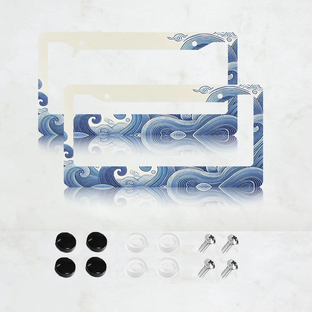 2PC Blue Ocean Wave…