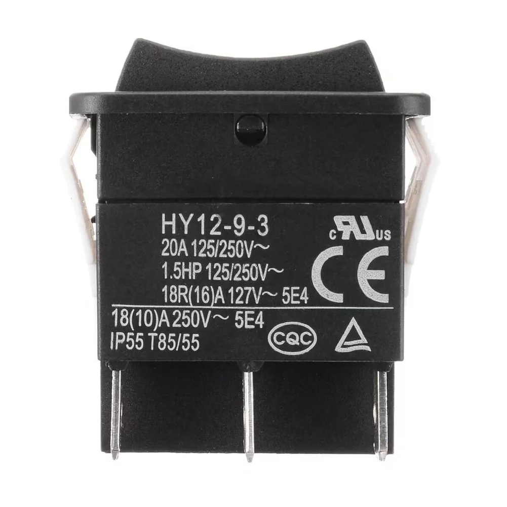 Control Panel Retrofit 3.3*2.66*3.92cm Rocker Switch for Easy Installation Rocker Switch Circuit Breaker 20A 125 250V