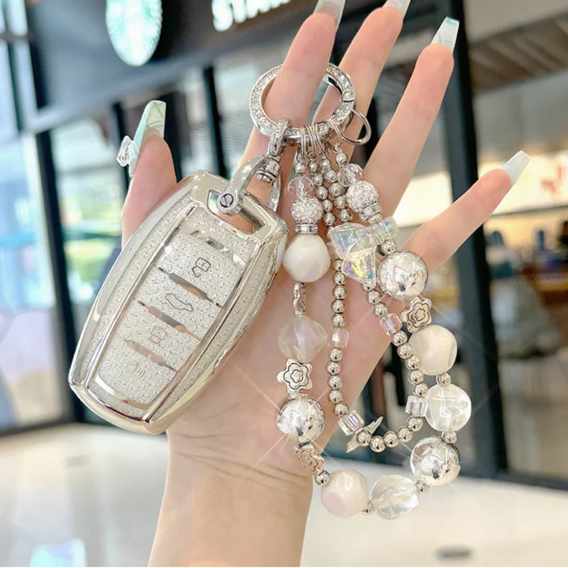

White Diamond TPU for Great Wall Haval Hover H1 H4 H6 H7 H9 F5 F7 H2S GMW Coupe Car Key Case Key Cover Fob Keychain Accessories