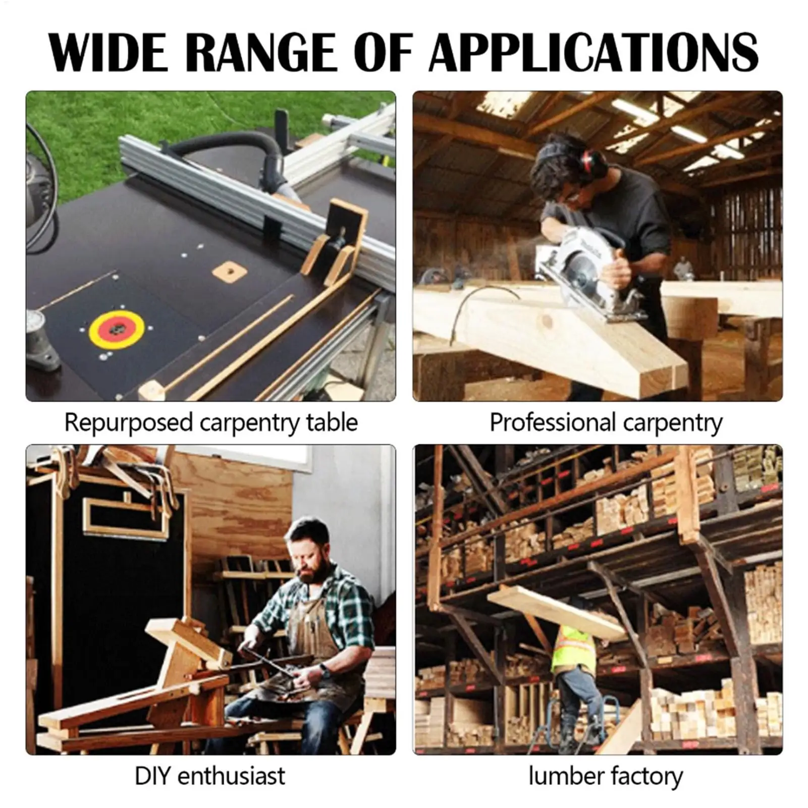 Barre per mitra Slot per mitra Runner Slider Bar 450 mm Strumenti accurati in lega di alluminio per progetti di costruzione artigianale Lavorazione del legno T-Slot