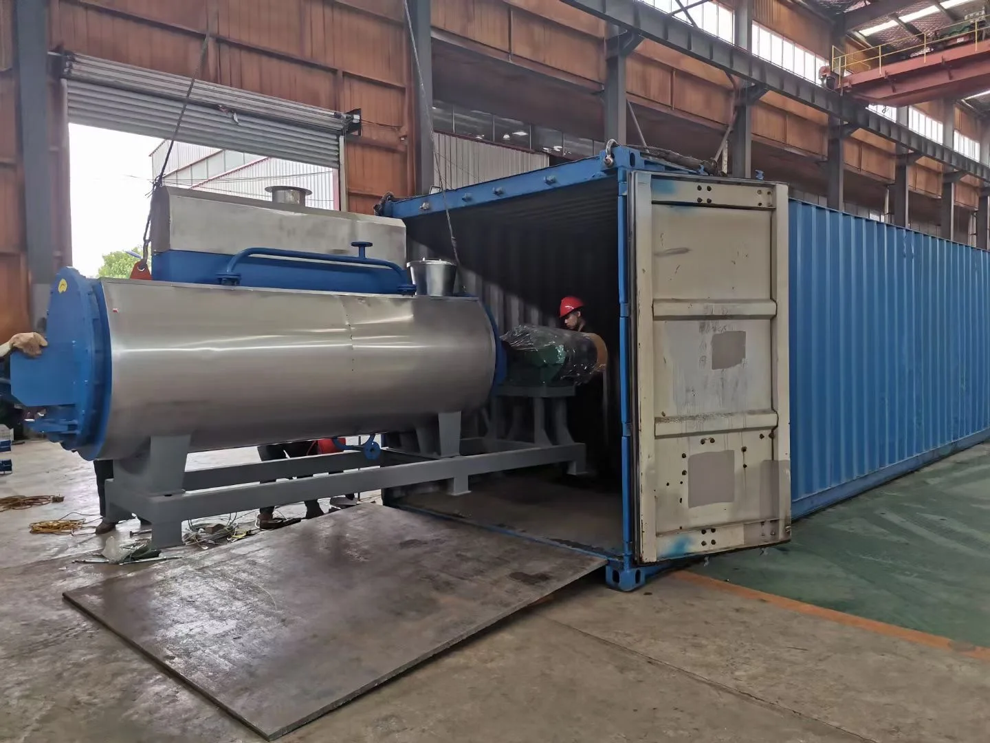 Fish Protein Powder and Fish Oil Processing Machine Prawn Shrimp Heads Fish Waste Meal Production Line Fishmeal Making Machine
