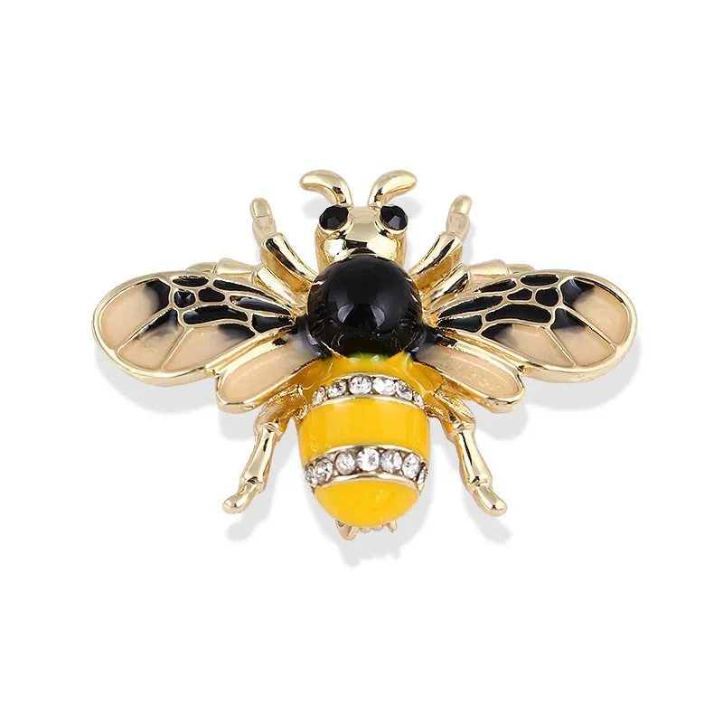 1pc Chic Bee Brooch for Women Men Lovely Bee Insect Brooches Pins Jewelry Clothing Accessories Party Gift 2026