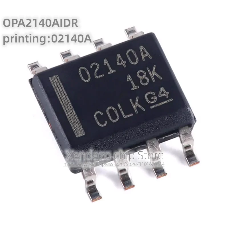 5pcs/lot OPA2140AIDR printing 02140A O2140A SOP-8 package Original genuine Operational amplifier chip