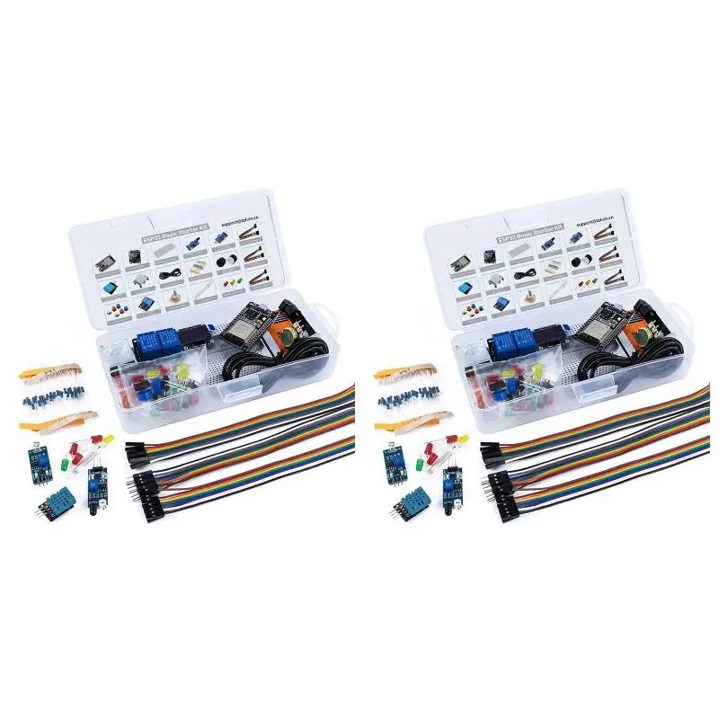 2PackX(Kit ESP32 ESP-32S WIFI I OT Development Board for Project Learning Kit Basic Kit with Tutorial DIY Kit)