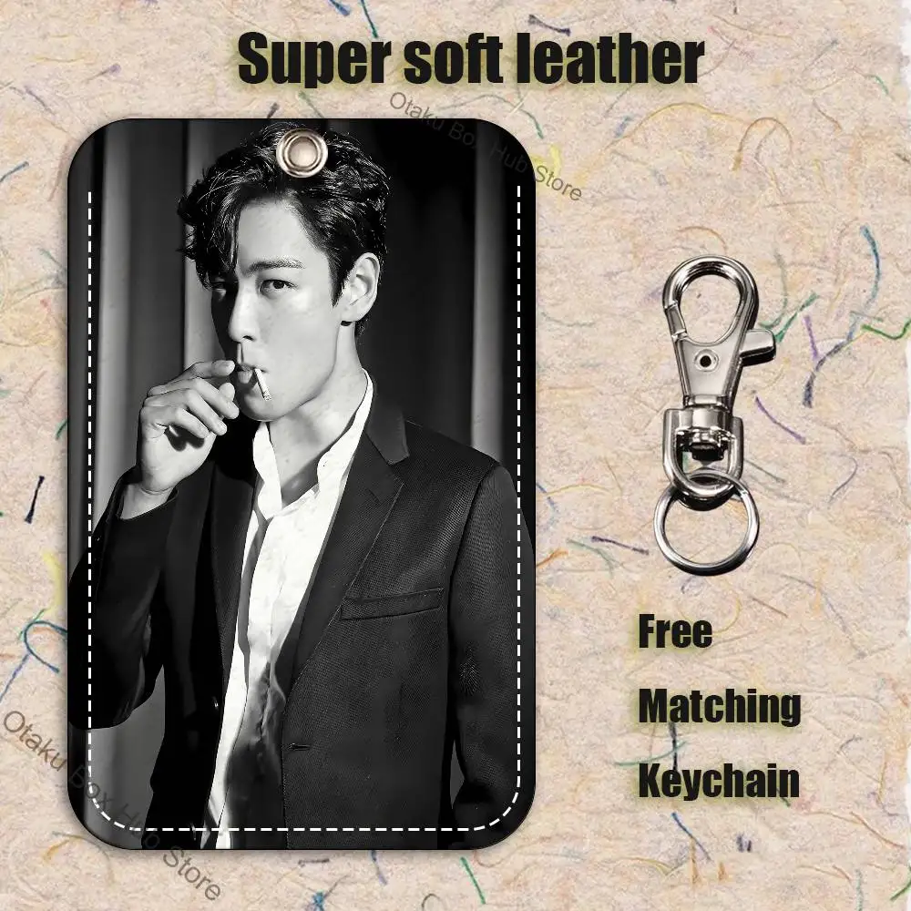 C-Choi s-seung Hyun T-TOP porte-clés pour banque affaires porte-carte de travail carte d'étudiant étui de protection carte de Bus