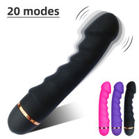 20 Modes Vibrator Soft Silicone Dildo Realistic Penis Strong Motor G-spot Clitoral Stimulator Female Masturbator Adult Sex Toys
