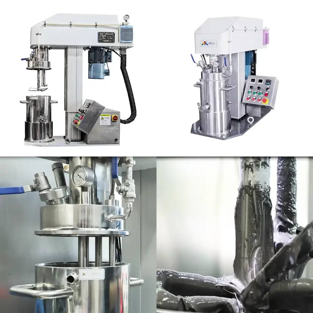 5L Lab Viscous Silicone Sealant Adhesive Mixers Paint Disperser Hydraulic Lifting Butterfly Disperser for Laboratory Use