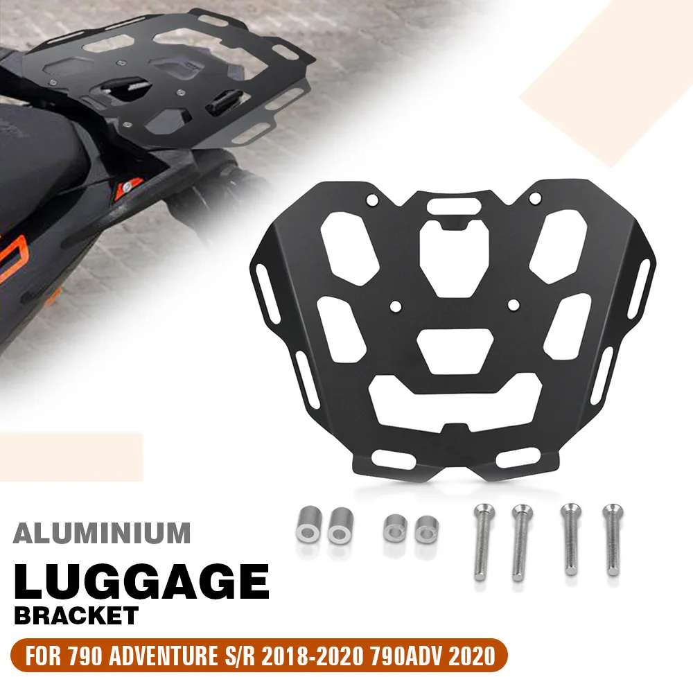 

Motorcycles Accessories Rear Luggage Rack Extension Extend Bracket For 790 ADVENTURE S/R 2018 2019 2020 Aluminum 790ADV 2020