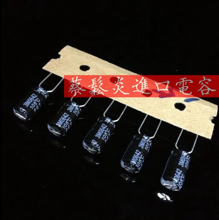 10 pces rubycon importado capacitor eletrolítico 16v120uf 6x11 ruby zl série 120uf 16v