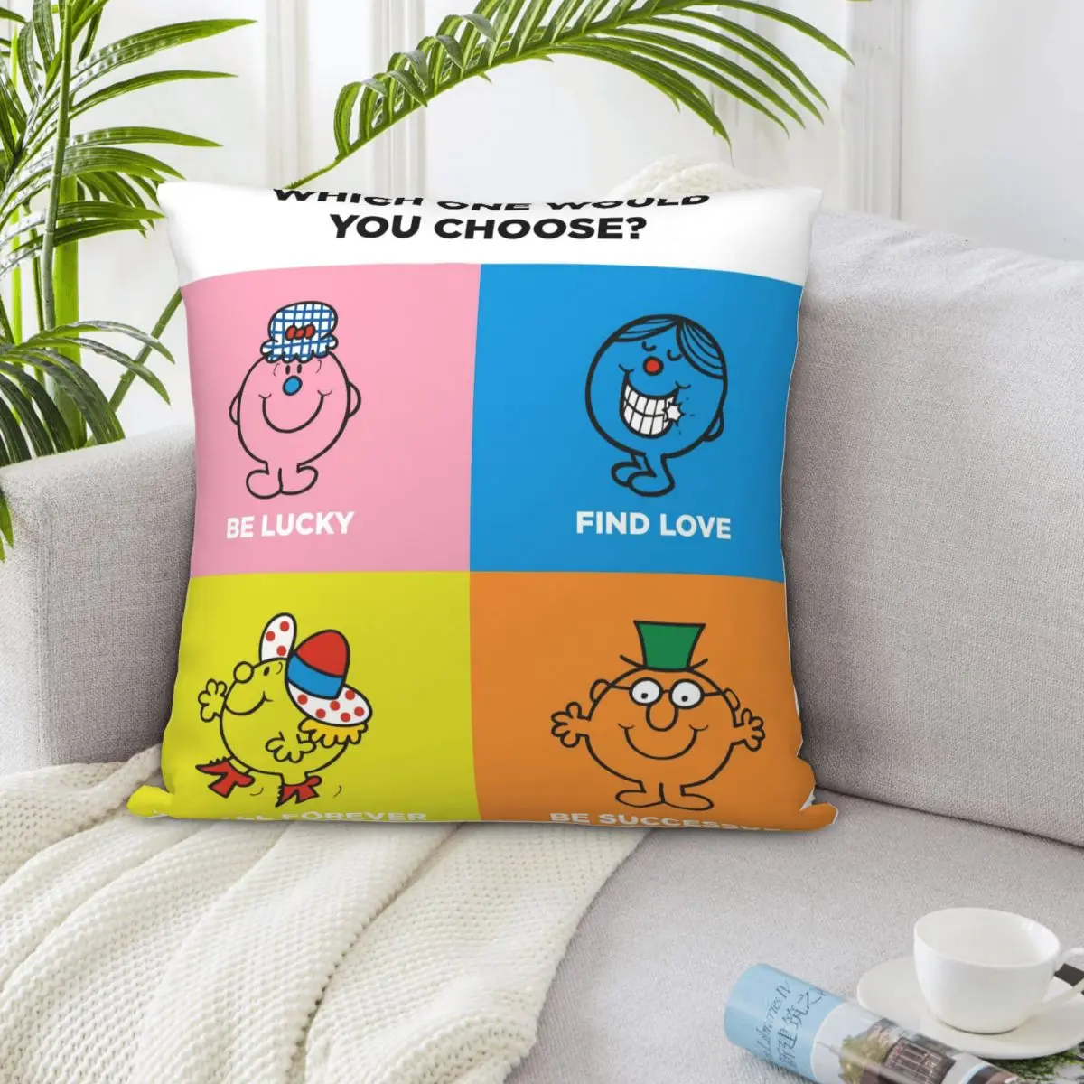 

Mr. Men 02180 Pillows Pillowcases Travel Pillow Dakimakura Pillow Case Pillow Cover