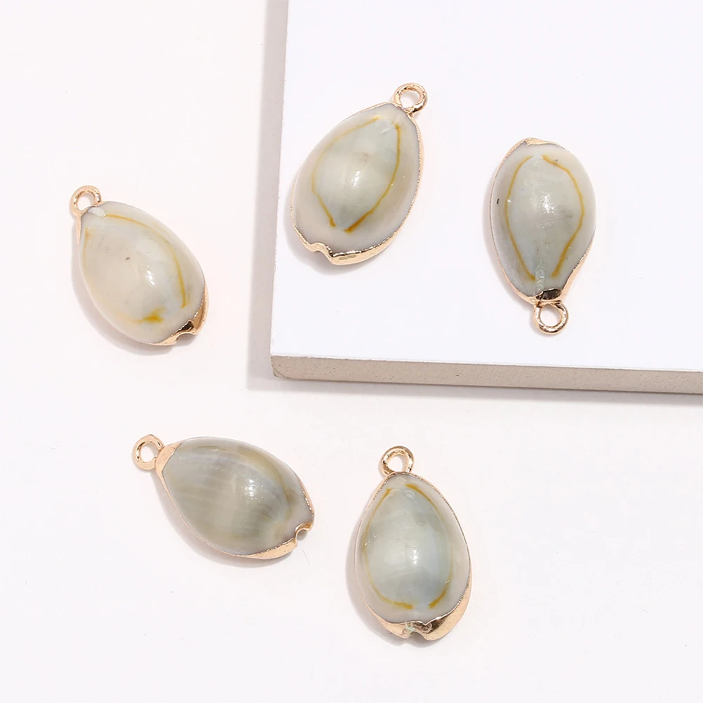 

12 Pcs Shell Jewelry Accessories Durable Lightweight Pendant Necklace Parts Crafts Decoration Ideal Home Store