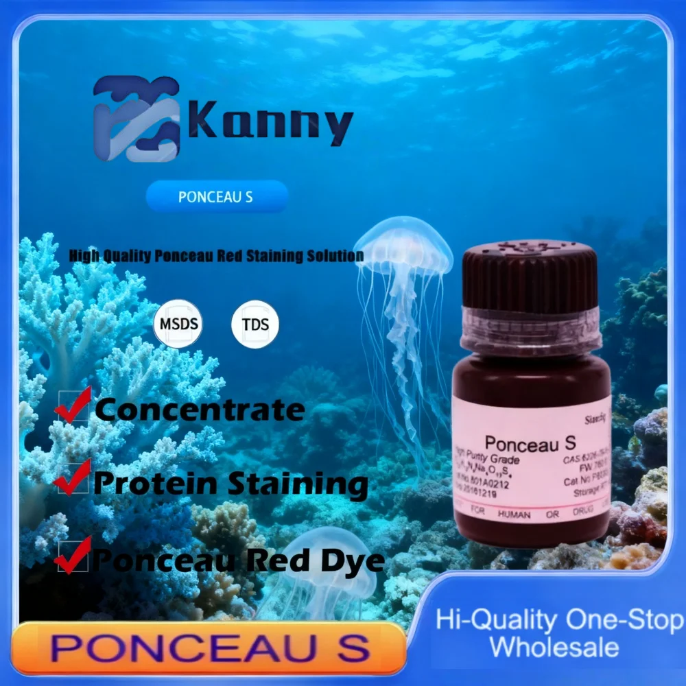 PONCEAU S Ponceau Red Powder for Protein Staining and Visualization in Laboratory Applications Original Product