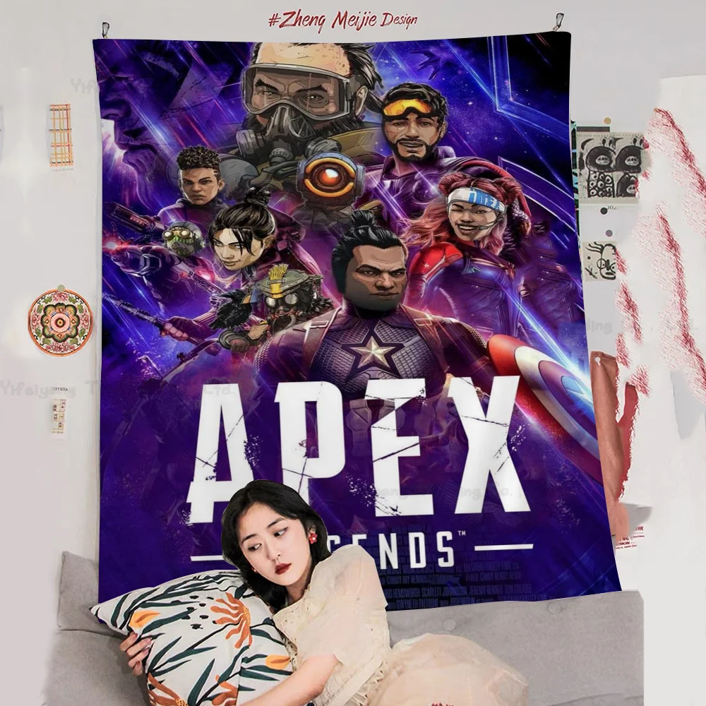 Modern A-Apex L-Legends Art Wall Tapestry Hanging Tarot Hippie Wall Rugs Dorm Wall Hanging Sheets