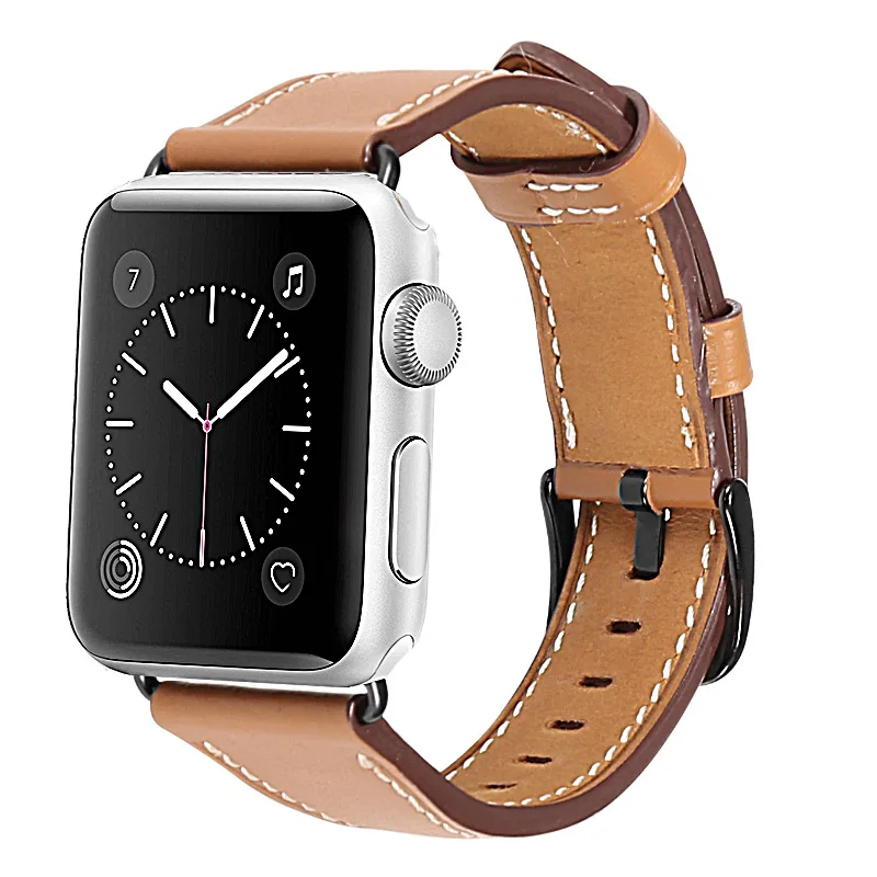 

Applicable to Apple Watch Strap Leather Fashion Leather Strap Applicable to Apple Smart Watch