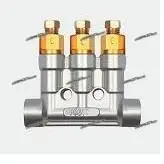 T8628 (ABCDE) Z-type Pressurized Dosing Dispenser 5-outlet Grease Three-run Mechanical Lubrication