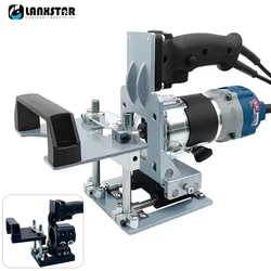 2-in-1 Mini Grooving Machine Rack Portable Woodworking Mold Trimmer Milling Machine Cutter Connection Positioning Racks