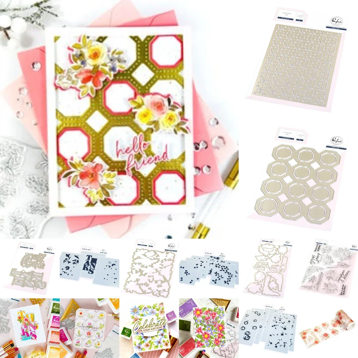 Freesia تزدهر ختم 2025 جديد قطع يموت Stencil DIY بها بنفسك سكرابوكينغ الحرف صانع ألبوم صور قالب اليدوية الديكور #3