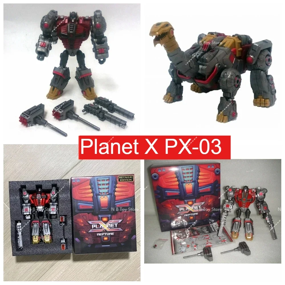 【ในสต็อก】 Transformation Planet X Foc PX-03 สีเดิม PX-03M สีเมทัลลิกตะกอนดาวเนปจูน