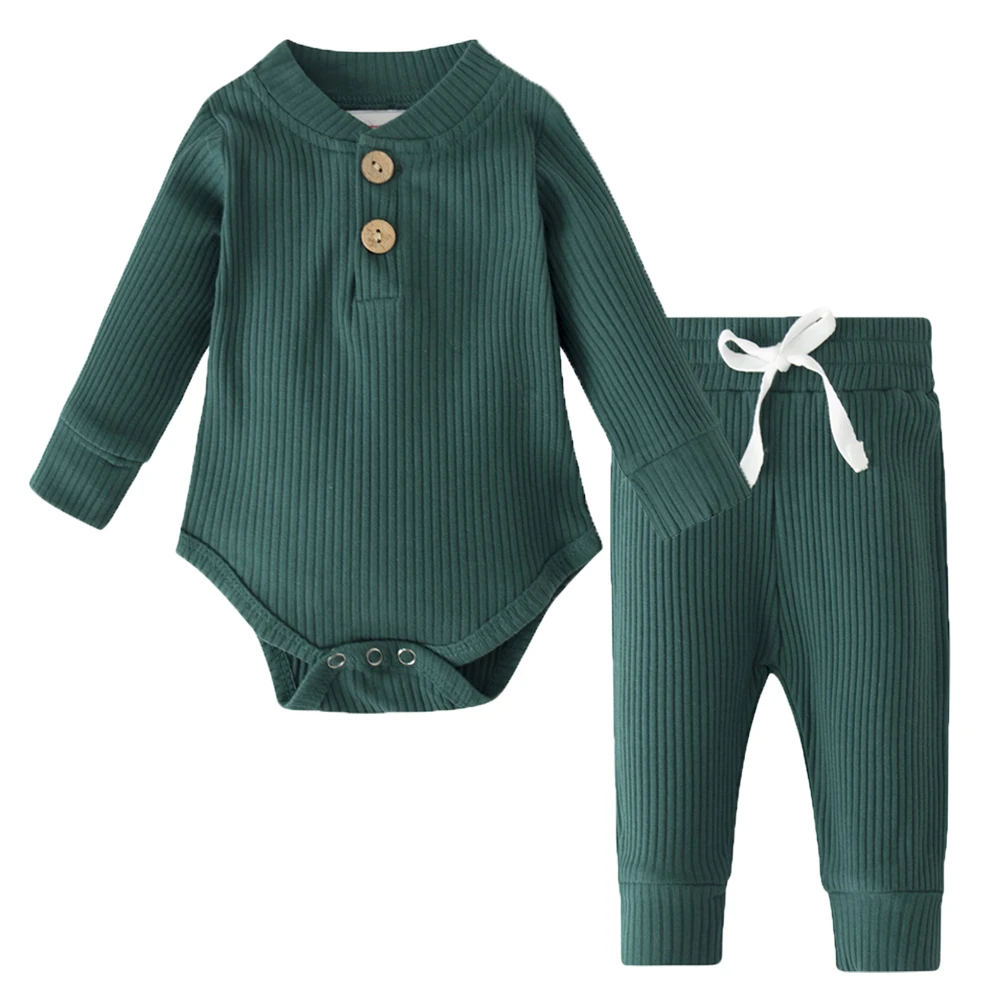 LZH Spring Newborn Baby Boy Girl Clothes Christmas Bodysuit Romper Tops + Pant 2pcs Sets Long Sleeve Suit Infant Clothing Outfit