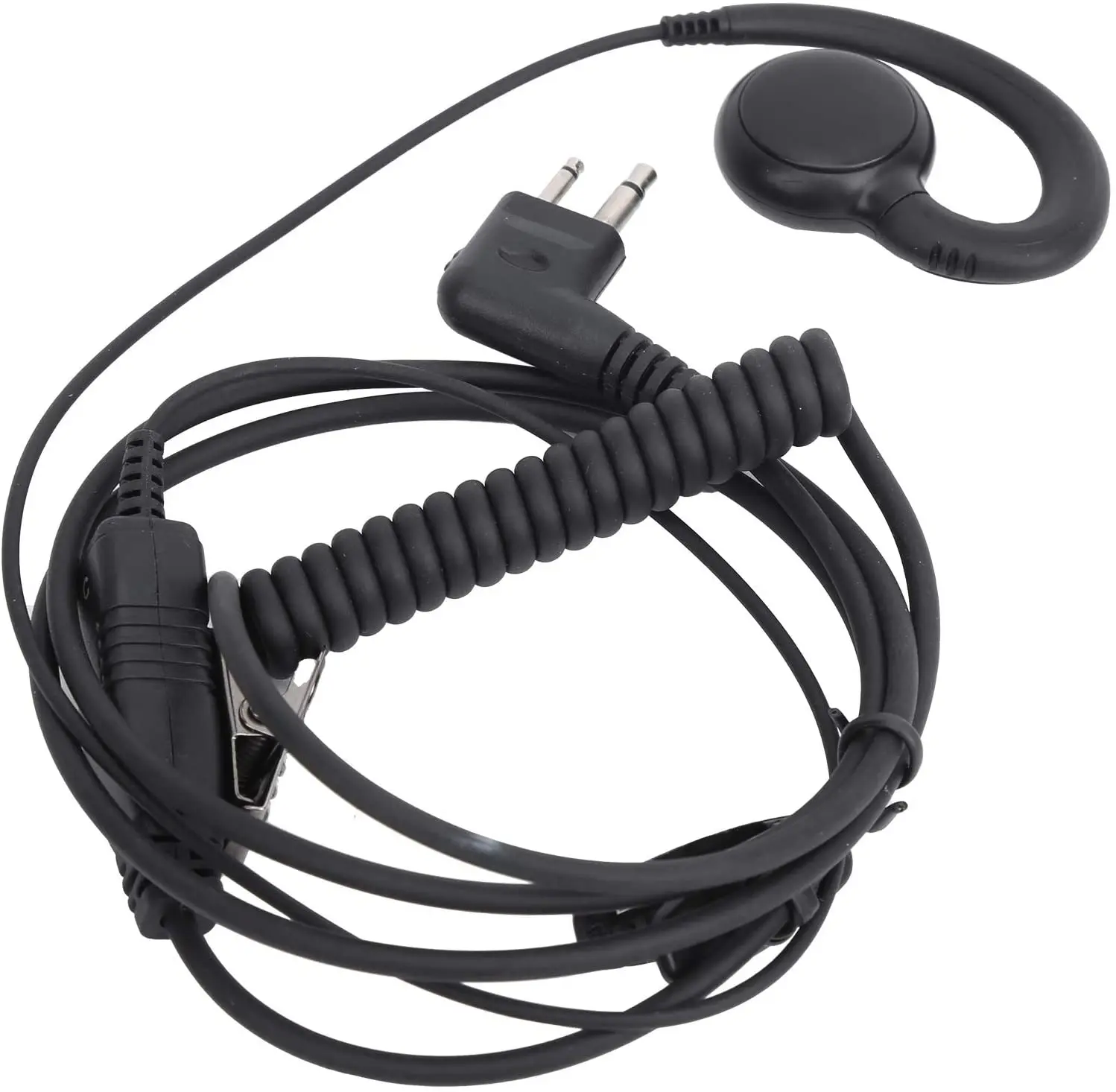 Swivel C-Shape Style Earpiece With PTT for Motorola CP200D CP100D R2 DEP450 BPR40D CP200 CP185 BPR40 CLS1410 CLS1110 DTR700