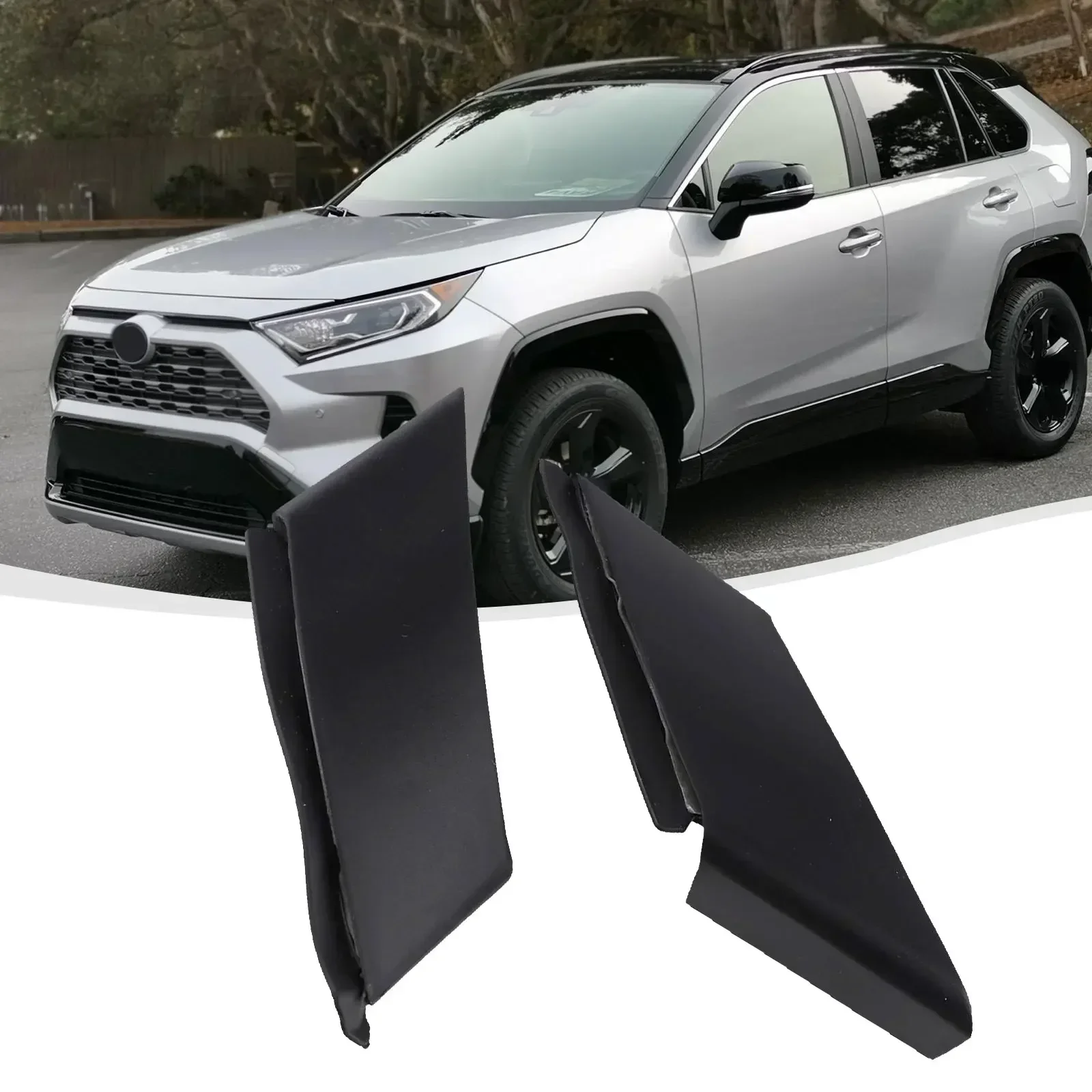 Car Sides Front Door Window Pillar A Cover For Toyota For RAV4 2019-2023 60118-0R070 A-pillar Left Right Trim Panel Cover