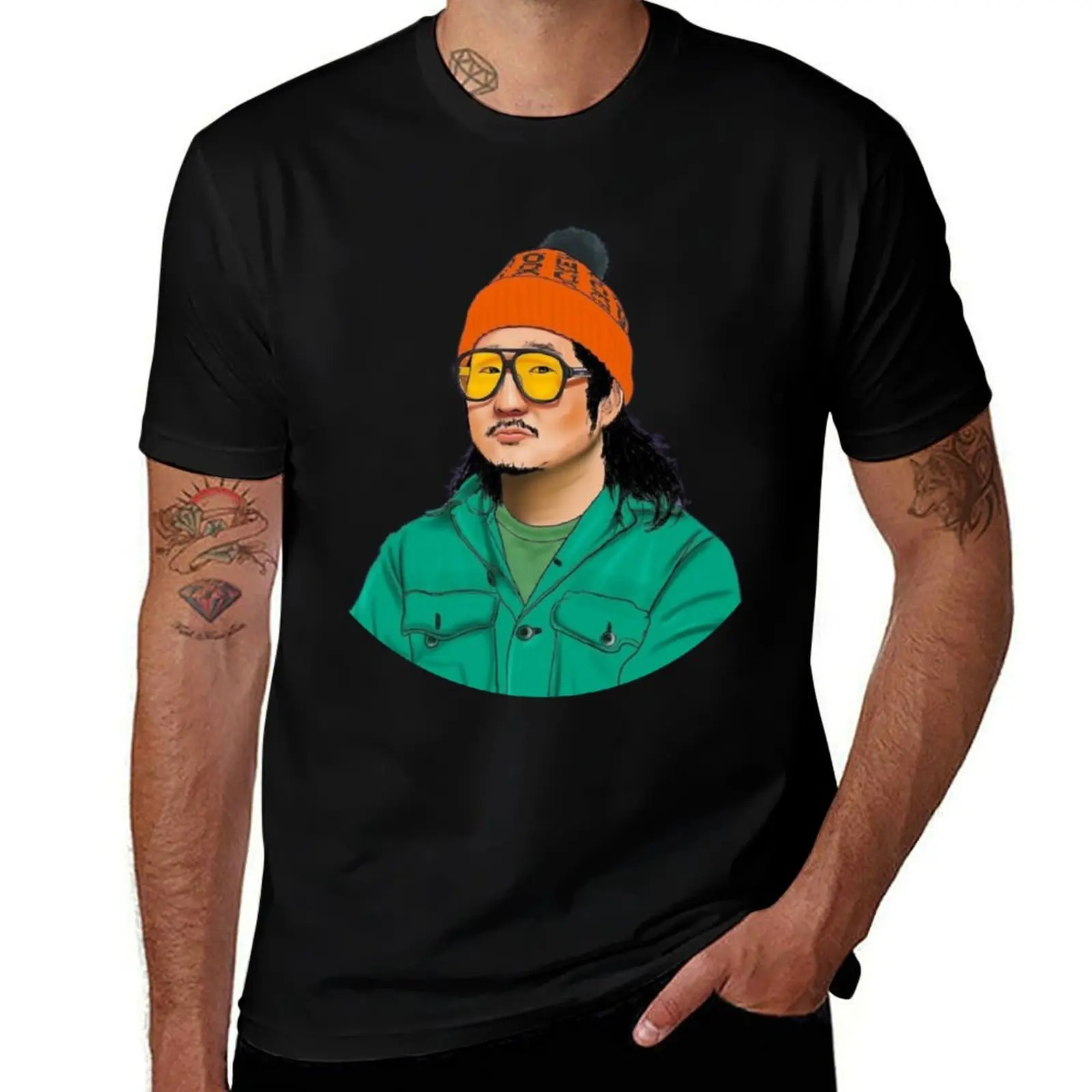 

Bobby Lee T-Shirt vintage graphic tee funny shirt cotton korean fashion heavy weight t shirts for men