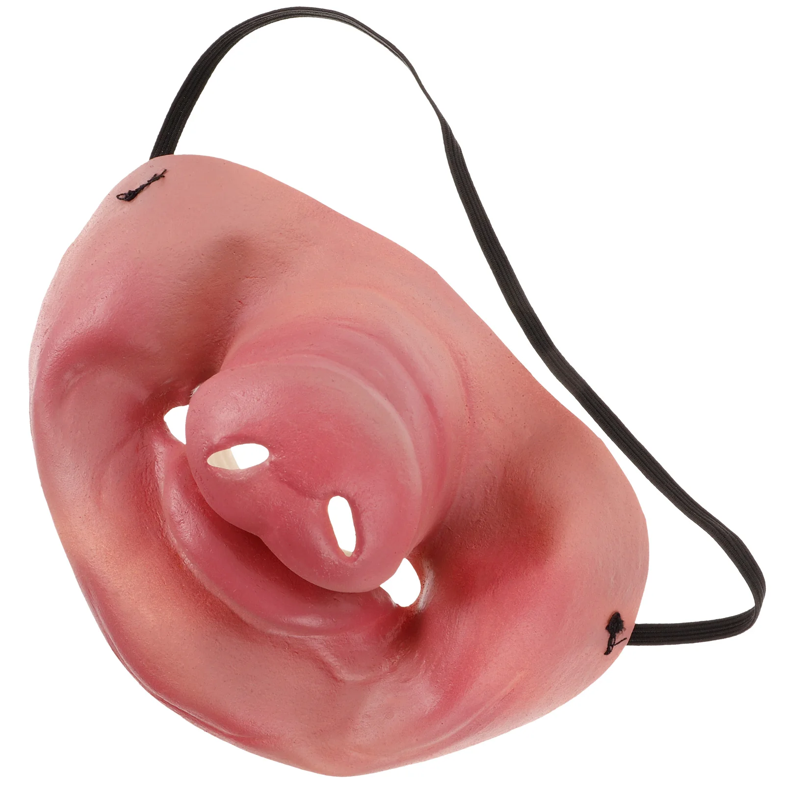 หน้ากากหุ้มจมูกแบบหมู ครึ่งหน้า ทำจากยางลาเท็กซ์ อุปกรณ์เสริมสำหรับชุดไดโนเสาร์ ของตกแต่งงานปาร์ตี้ฮาโลวีน คอสเพลย์ เกมส์ ของตกแต่ง