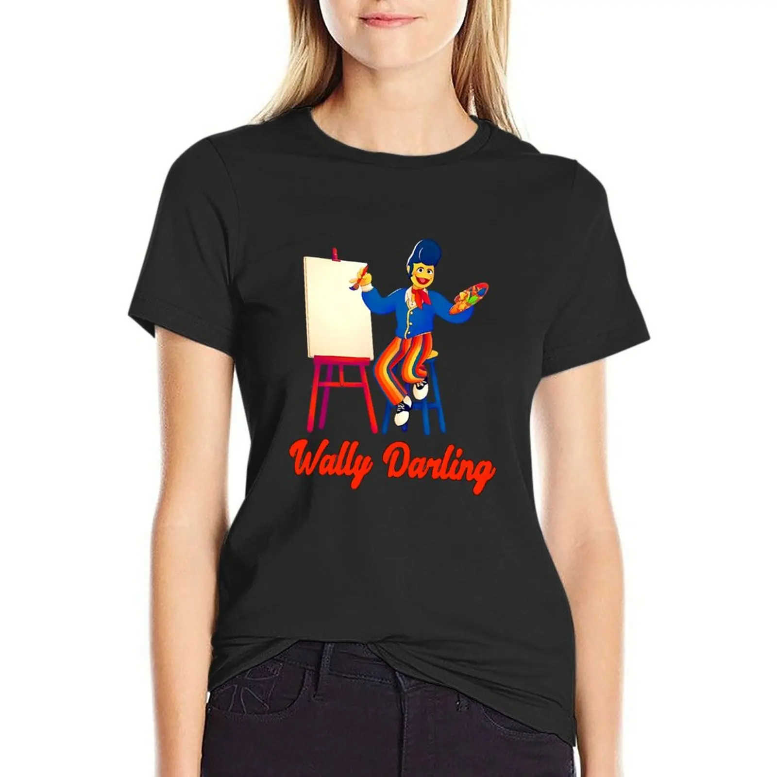 Wally Darling T-Shirt cute clothes animal print t-shirts for Women graphic tees