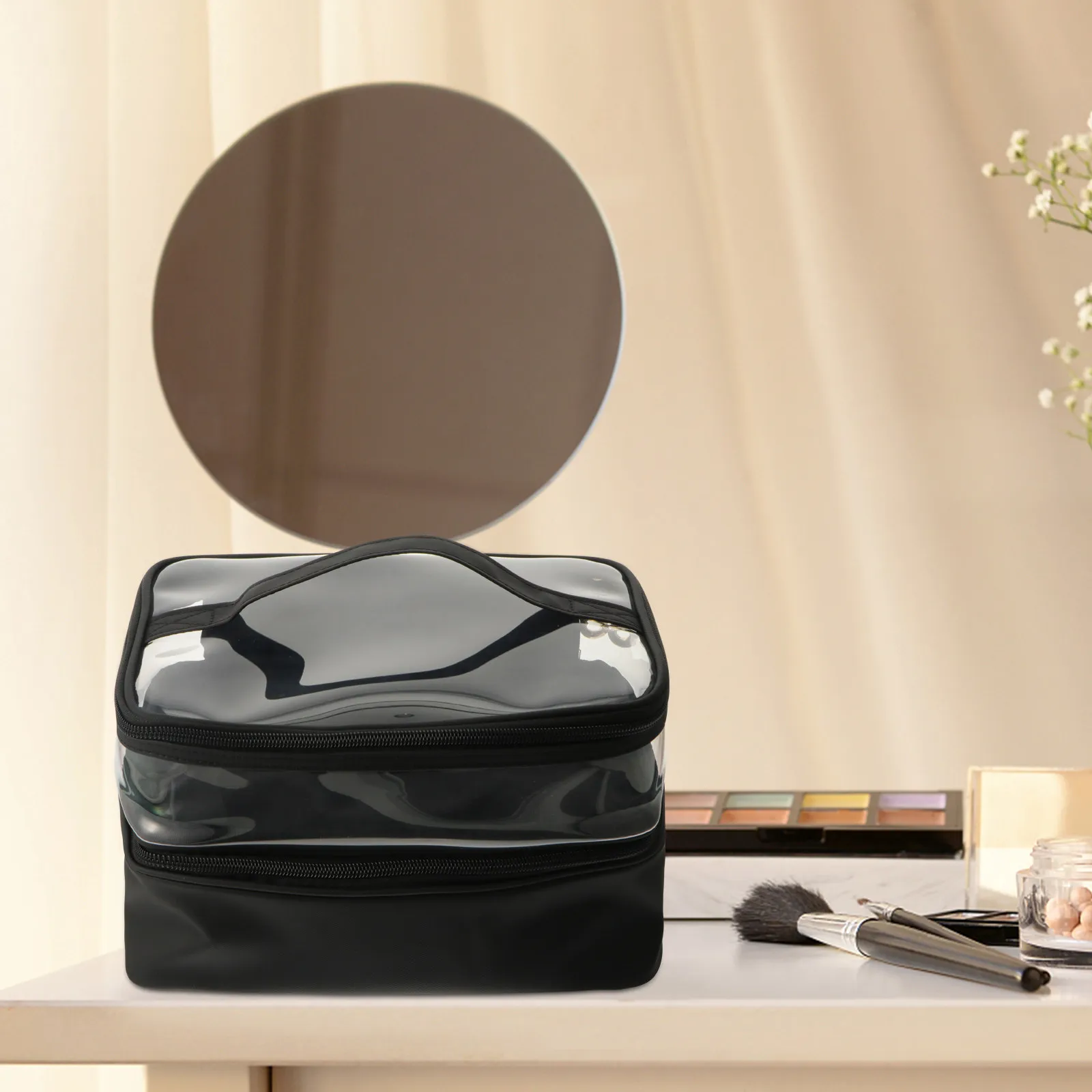 makeup-bag-double-layer-plastic-pu-lightweight-large-capacity-travel-organizer-portable-toiletry-storage-bag