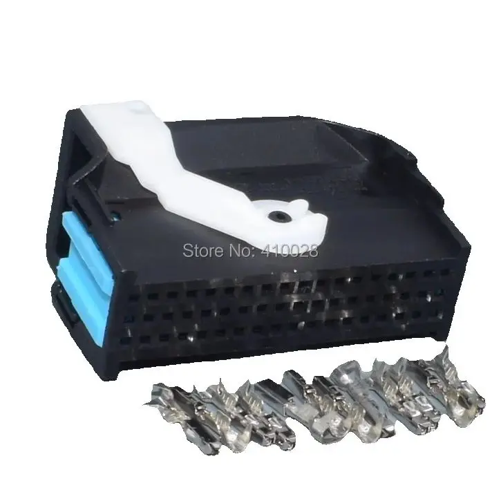 worldgolden 54 Pin 4E0 972 144 Automotive Connector With Terminal 4E0972144 ECU For Volkswagen Audi BMW Bluetooth Plug A6 A4 A8