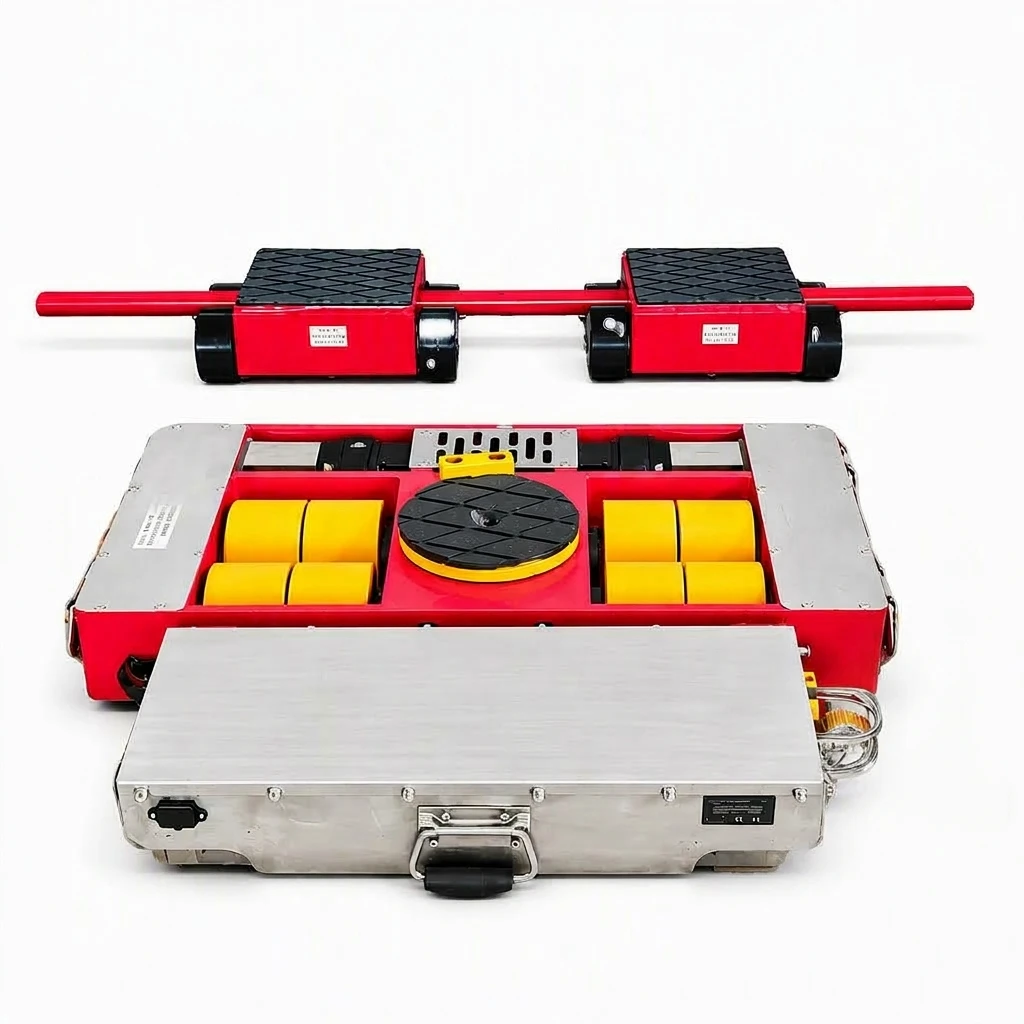 30Ton Simple Electric Wireless Control Heavy Duty Moving Trolley Material Handling Tool Jack Tank Dolly Vehicles