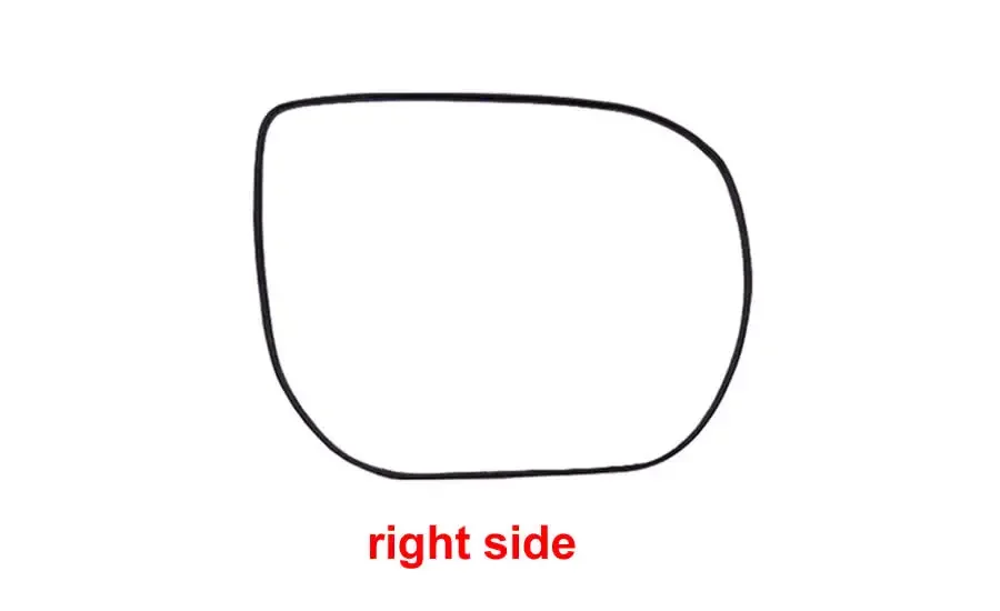 Car Mirrors For Hyundai Santa Fe IX45 2013-2017 Replace Car Rearview Mirrors Glass Outside Door Side Mirror Lens with Heating