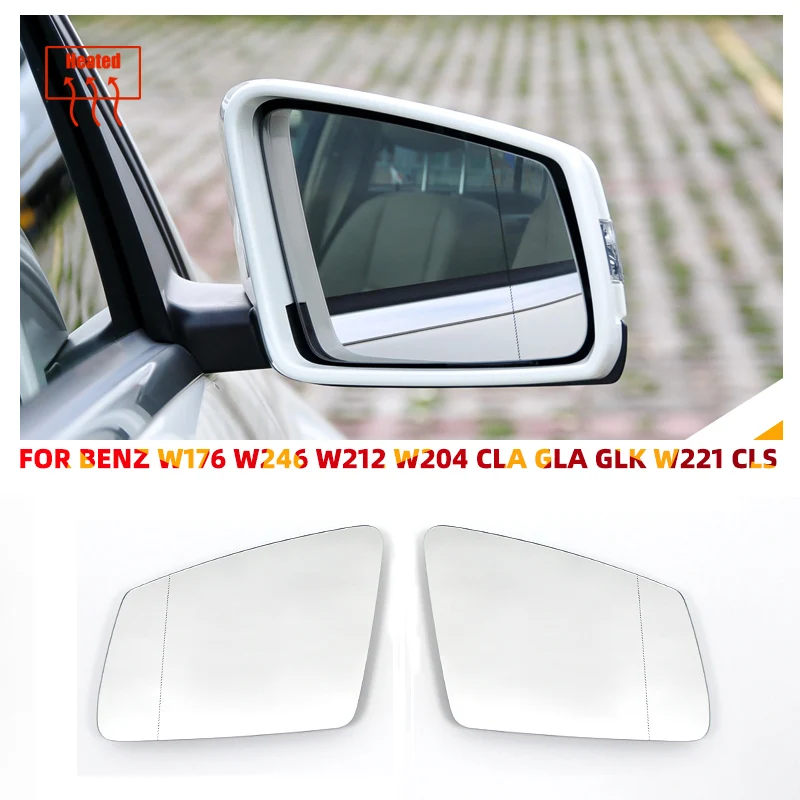 Rückspiegel Glastür Flügelspiegel Beheiztes Seitenspiegelglas für Mercedes-Benz A B C E W176 W246 W212 W204 W221 W218