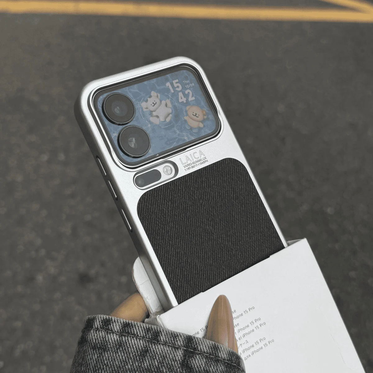 Luksusowe etui o fakturze lnu do Xiaomi 17 17 Pro 17 Pro Max, magnetyczna skórzana obudowa, odporne na wstrząsy, smukłe etui do Mi 17ProMax — zdjęcie produktu 6