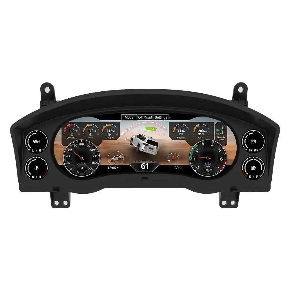 2026 Latest Original Car Digital LINUX Instrument Cluster for Land Cruiser FJ 2008-2020 LCD Speedmeters Dashboard Player