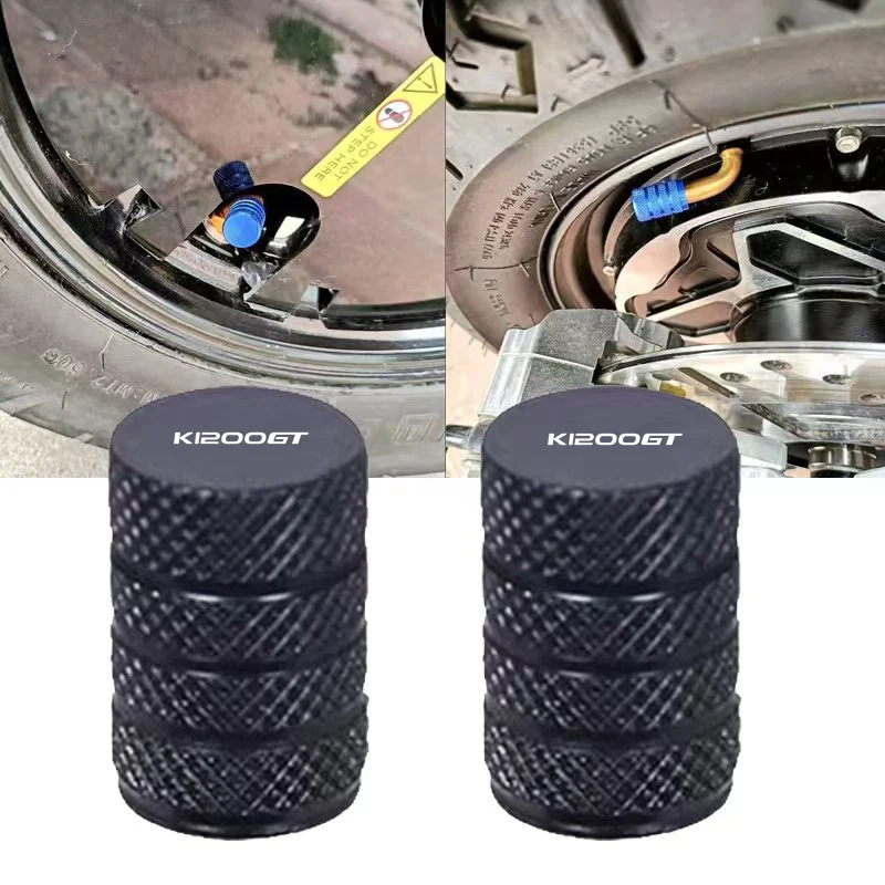 

Motorcycle CNC Aluminum Tire Valve Air Port Stem Cover Caps For BMW K1200 K 1200 GT K1200GT 1200GT 2010-2022 Accessories