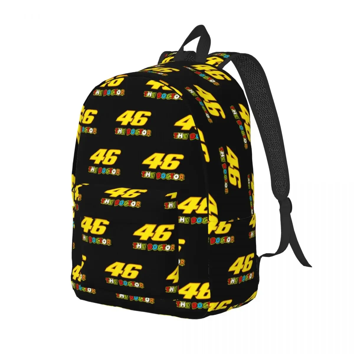 Vr-46 Motorsport Racing Backpack for Men Women Cool Student Hiking Travel Daypack Laptop Computer Shoulder Bag Gift