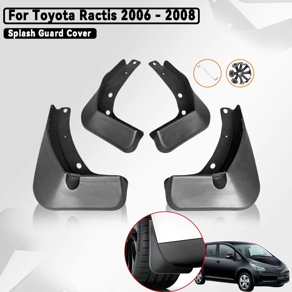 

Car Mudguard For Toyota Ractis 2006 2007 2008Car Mud Flaps Guards Splash Flap Fender Accessories