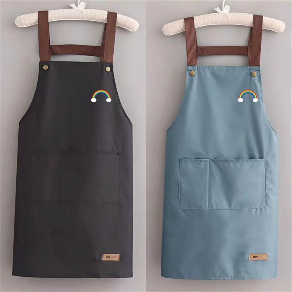 Resistant Dirt Apron Waterproof Oil Resistant Household Cooking Fashion Coffee Apron Adult Work Clothes Kitchen Accessories