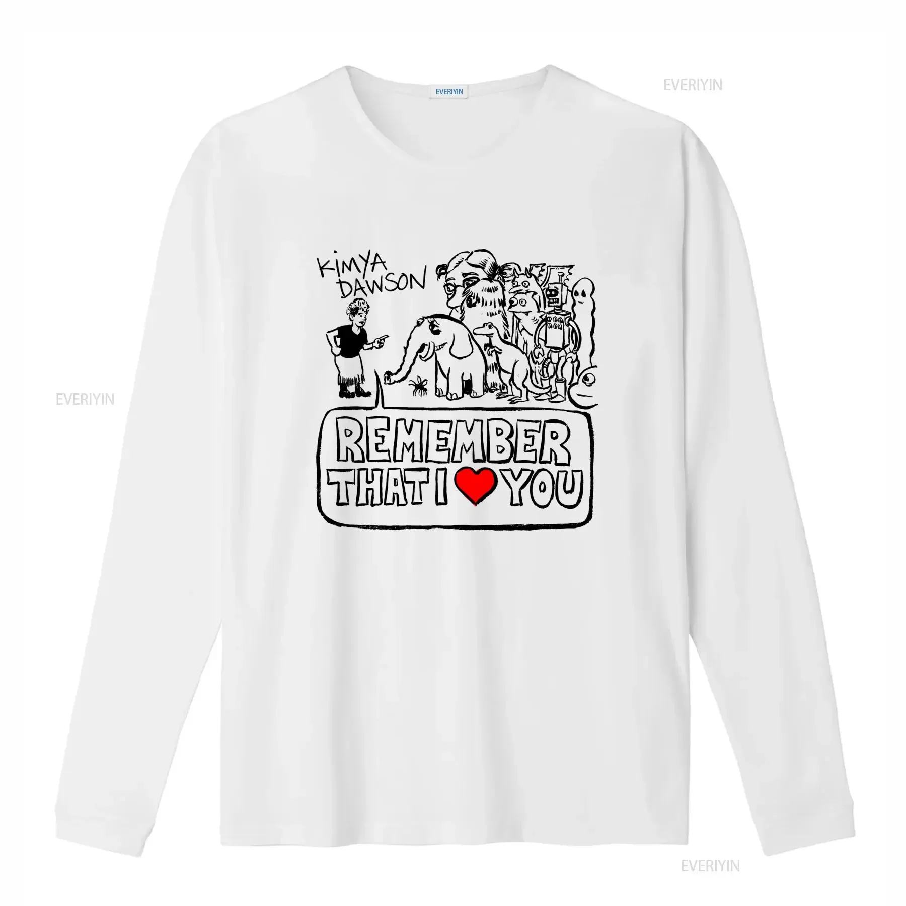 Kimya Dawson Remember That I Love You Album Art T Shirt Unique Design for Music Lovers vintage Washed Stretched Comfortable