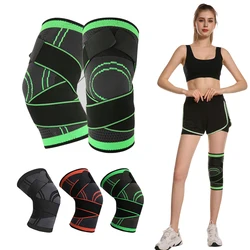 Rodilleras deportivas para Fitness, soporte de vendaje elástico de nailon, Protector de seguridad para voleibol, baloncesto, ciclismo, gimnasio