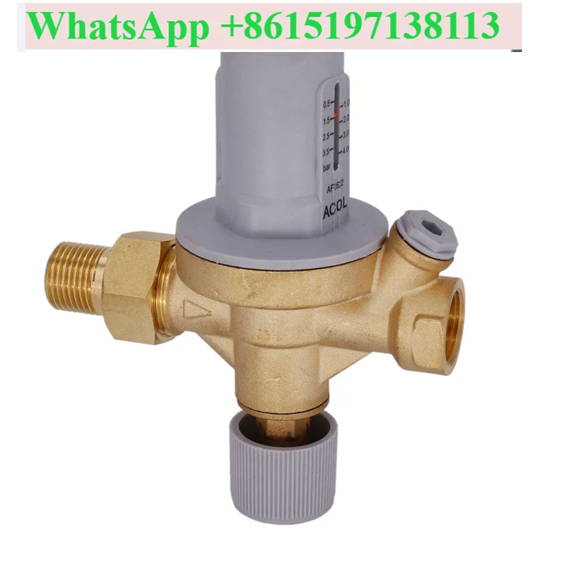 Constant pressure replenishment valve visual adjustment with graduated floor heating air energy air conditioning heating system