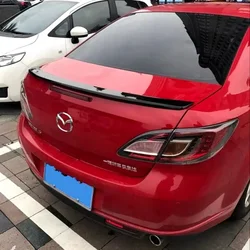 For Mazda 6 Spoiler 2009-2014 Mazda 6 Sedan Spoiler High Quality ABS Plastic Material Car Rear Wing Color Rear Spoiler